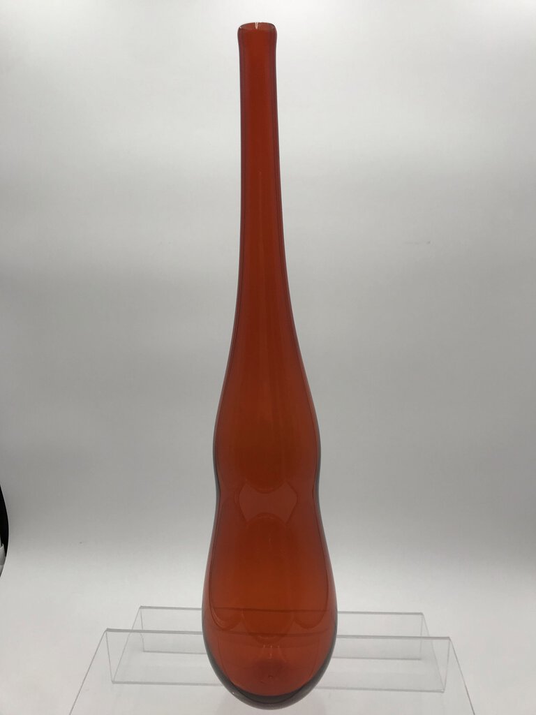 Nicolas Kekic Blown Glass Vase - Red