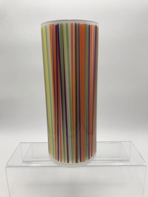 Cylindrical Multicolor Vase By Sottsass Associati