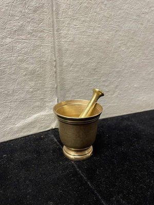 Mini Brass Mortar and Pestle