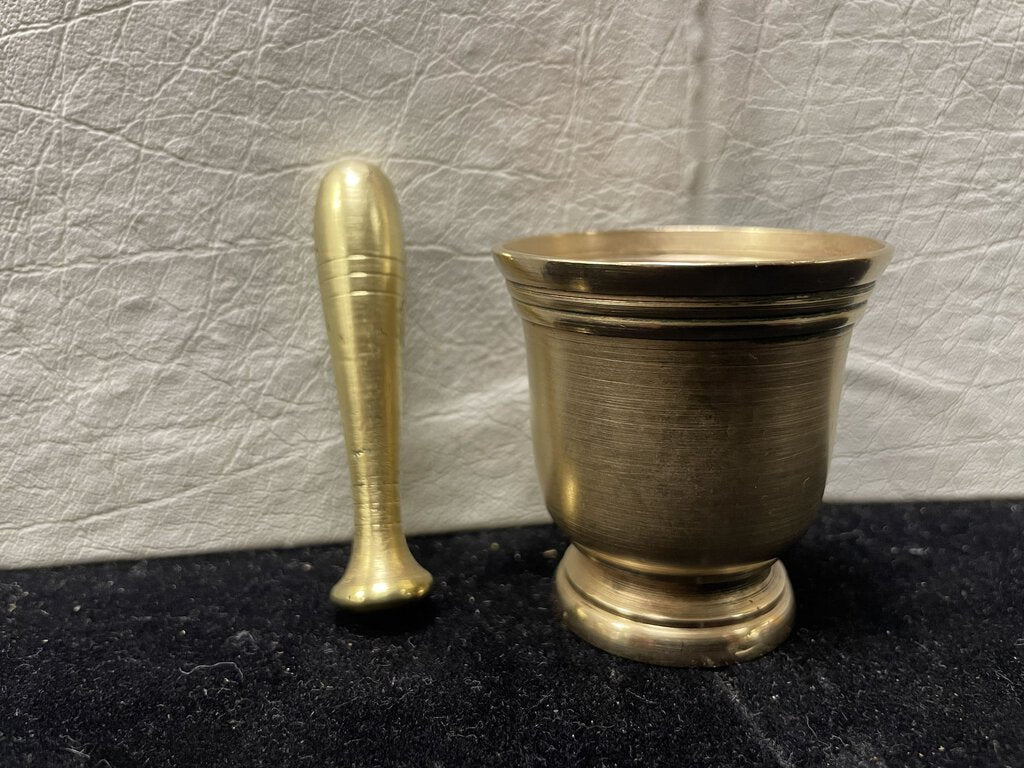 Mini Brass Mortar and Pestle