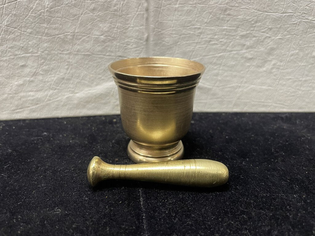 Mini Brass Mortar and Pestle