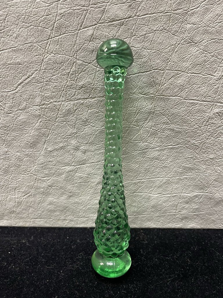 Teardrop Style Duncan Miller Glass Hobnail Cocktail Muddler