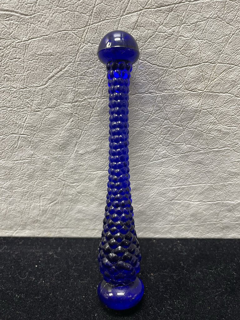 Teardrop Style Duncan Miller Glass Hobnail Cocktail Muddler