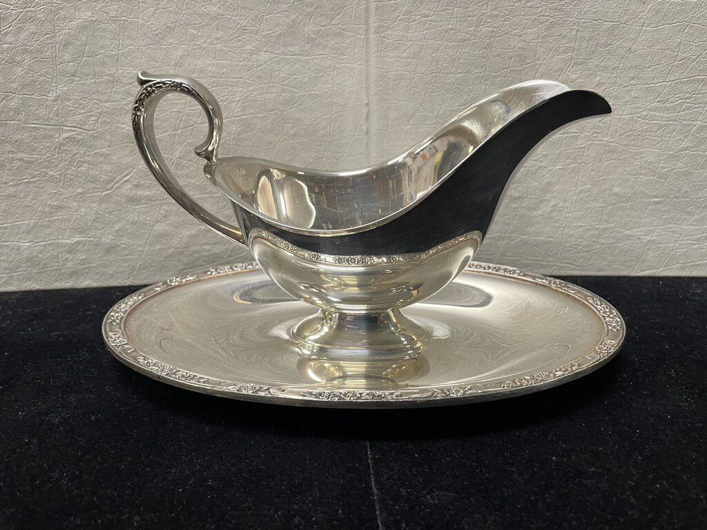 Rogers Brothers Primerose Silver Plate #2313 Gravy Boat