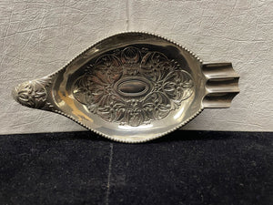 Japanese Yamatogumi 50's Silver Plate Antimony Metalware Ashtray