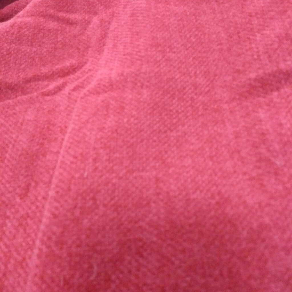 Red Chenille Throw Blanket