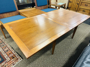 Danish Mid Century Folding Flip Extension Coffee Table