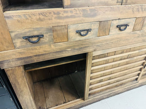 Polynesian Style Freestanding Cabinet