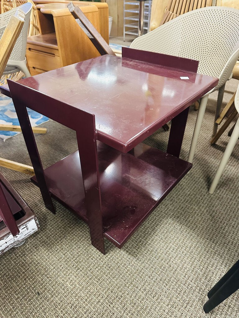 Metal Side Table 24x24x26