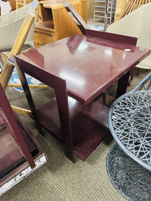 Metal Side Table 24x24x26