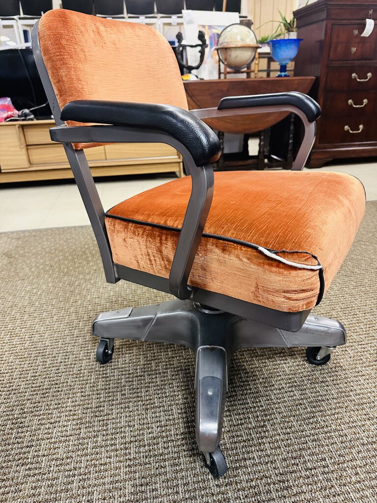 1950's Emeco Aluminum Swivel Chair