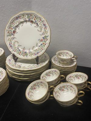 Rosenthal Germany Ivory Eleanor Pattern Dinner Set (55 Pcs)