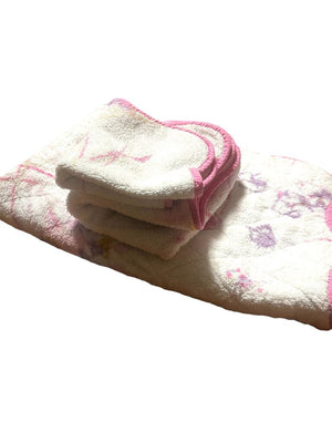 D. Porthault Bath Sheet Hand Towel & Wash Cloth