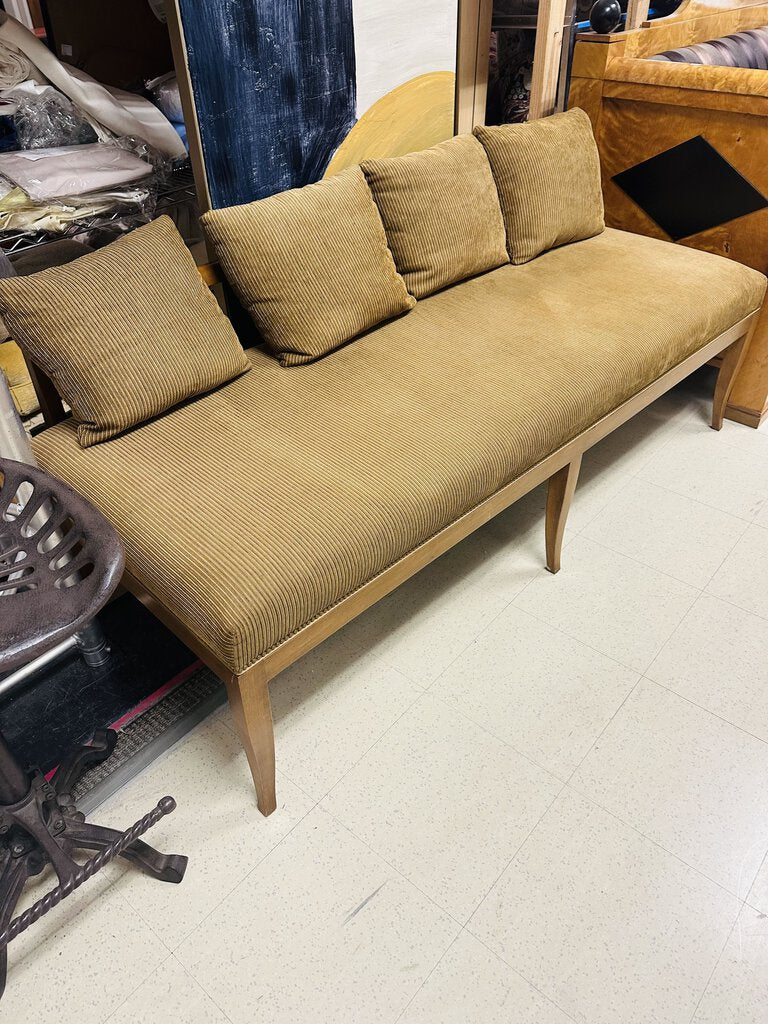 Danish Mid Century Bench 65" W.