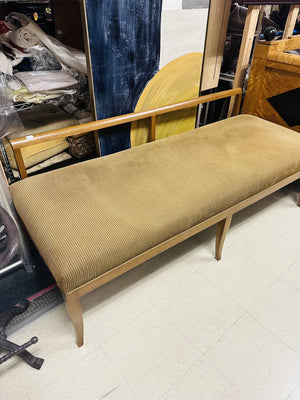 Danish Mid Century Bench 65" W.