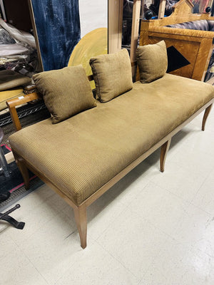 Danish Mid Century Bench 65" W.