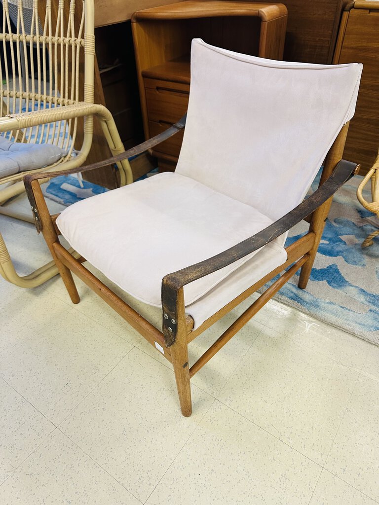 Vintage Swedish Safari Lounge Chair by Hans Olsen for Viska Möbler, 1960s