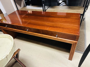 Refinished Walnut Desk 28x68.5x27