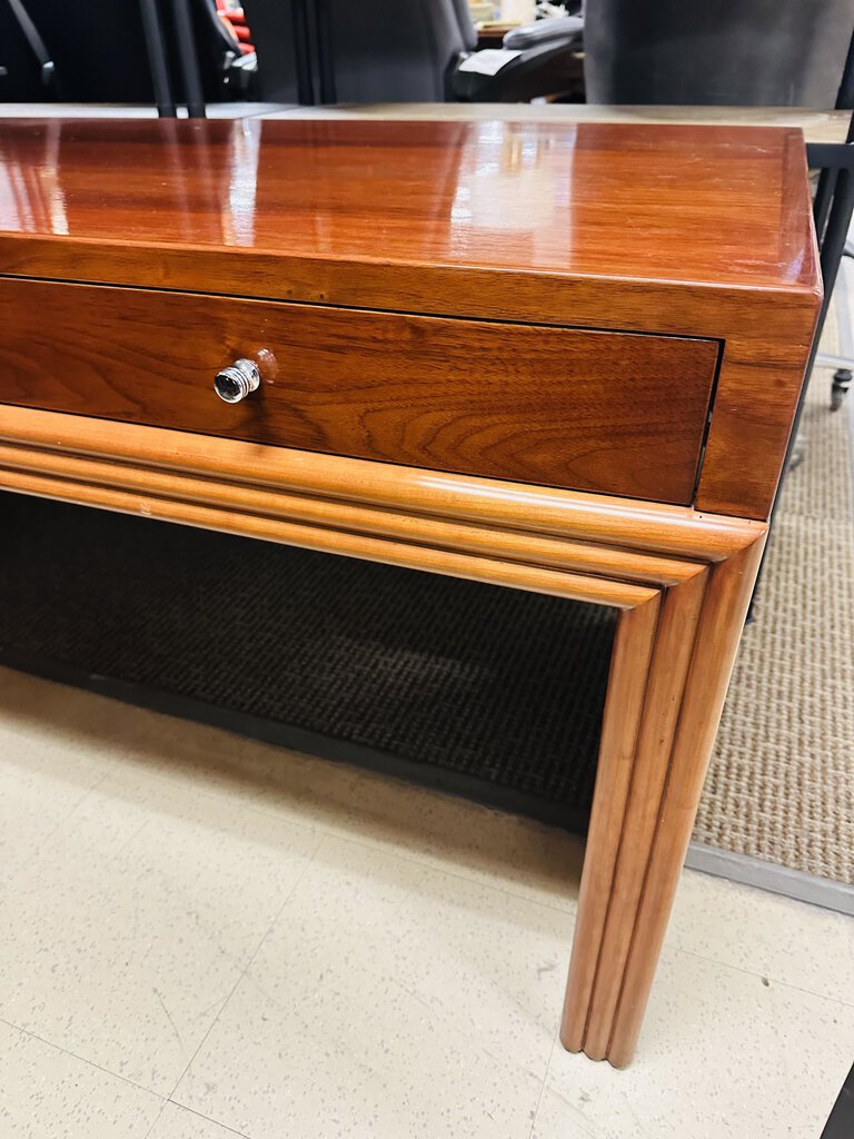 Refinished Walnut Desk 28x68.5x27