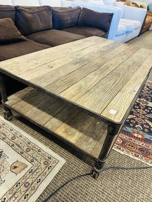 Restoration Hardware Dutch Industrial Coffee Table