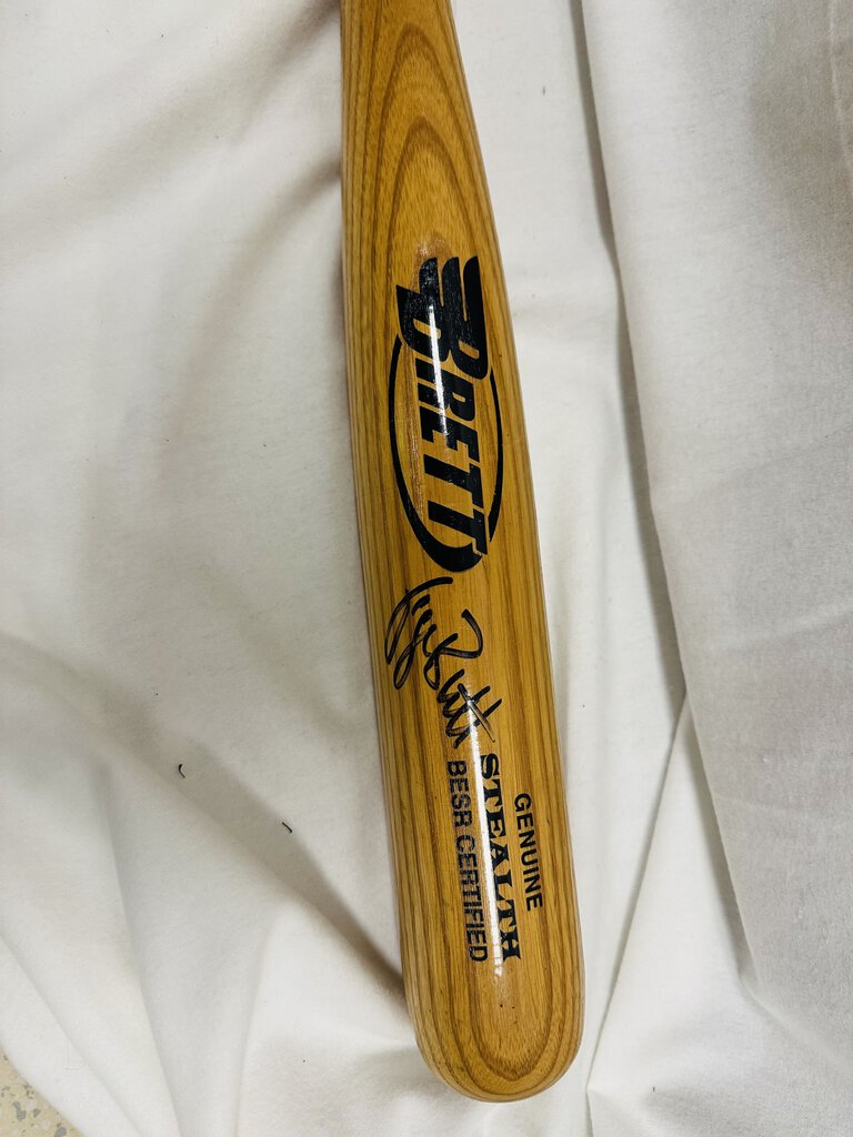 Brett Baseball Bat Signed George Brett