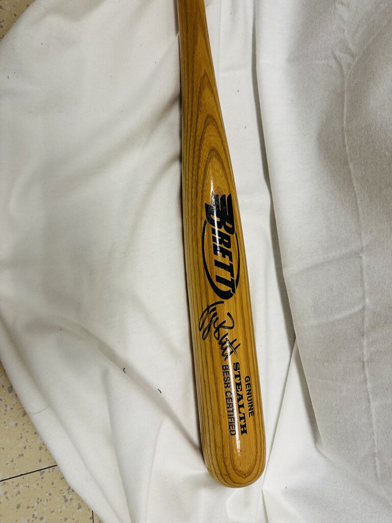 Brett Baseball Bat Signed George Brett