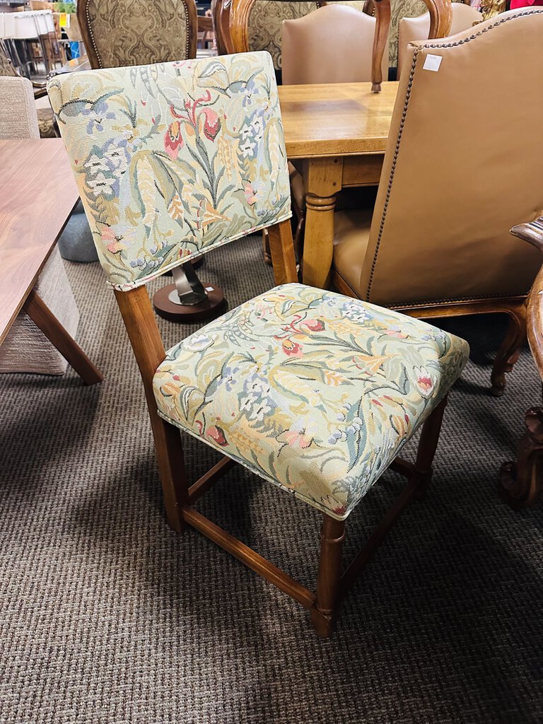 Upholstered Floral Dining Chairs ( set of 6)