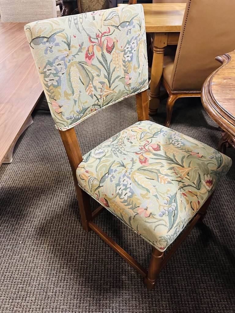 Upholstered Floral Dining Chairs ( set of 6)