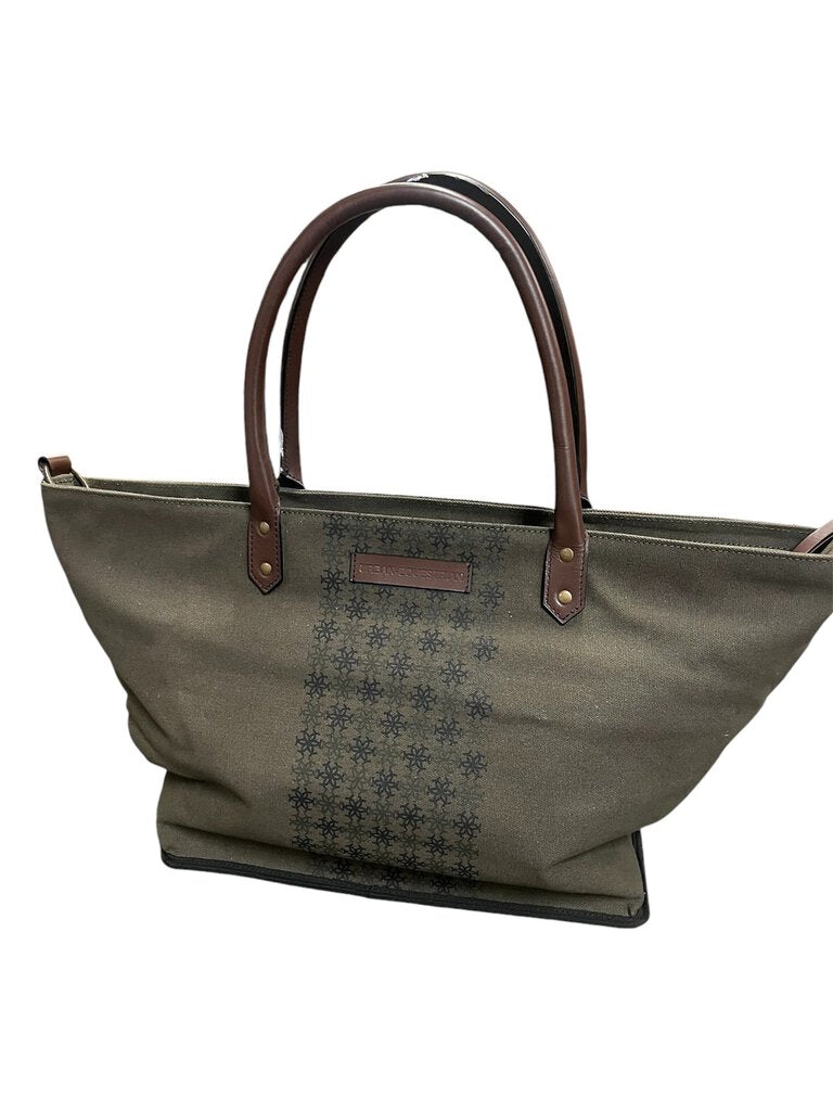 Urban Equestrian Pine Canvas Tote Medium NEW Includes Strap