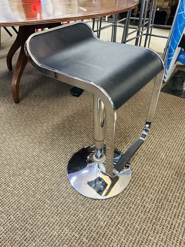 Chrome Adjustable Barstool