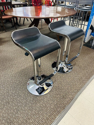 Chrome Adjustable Barstool