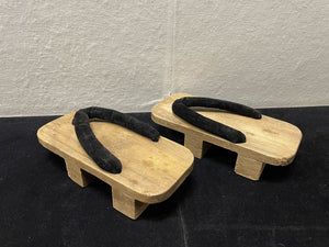 Vintage Pair of Japanese Women's Wooden Sandals