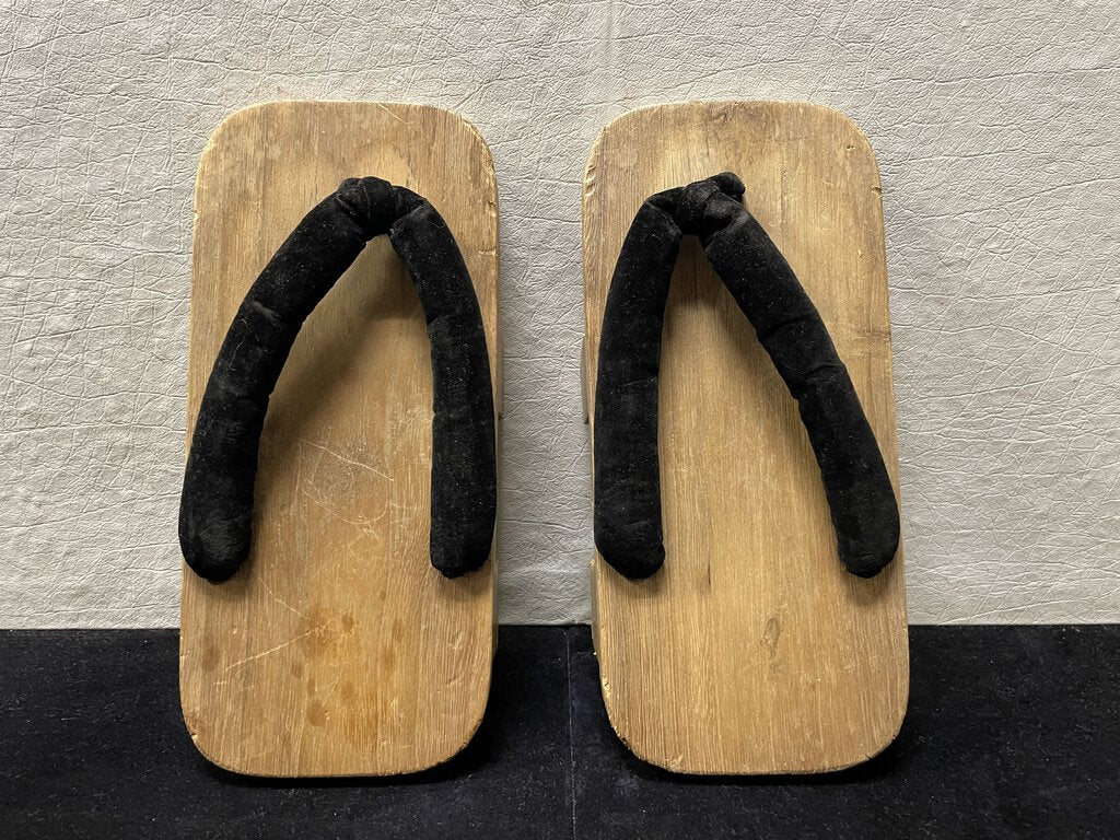 Vintage Pair of Japanese Women's Wooden Sandals