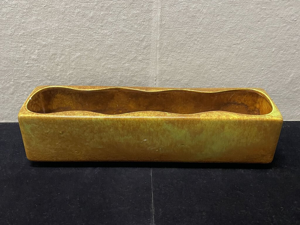 Haeger USA American Pottery Copper Glaze Rectangular Planter Box