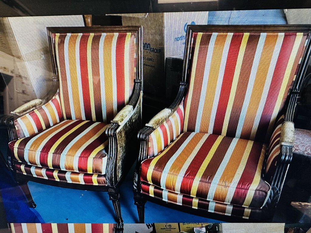 Lillian August Collection Chairs (pair)