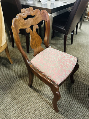 Regency Style Extendable Dining Table + 4 Chairs + 2 Leaves