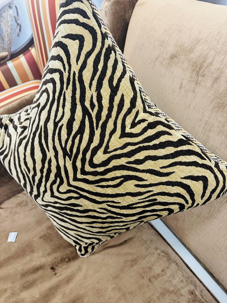 Zebra Design Down Pillow