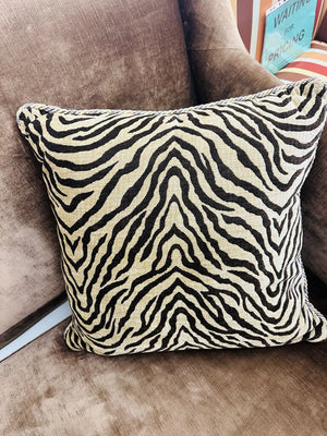 Zebra Design Down Pillow