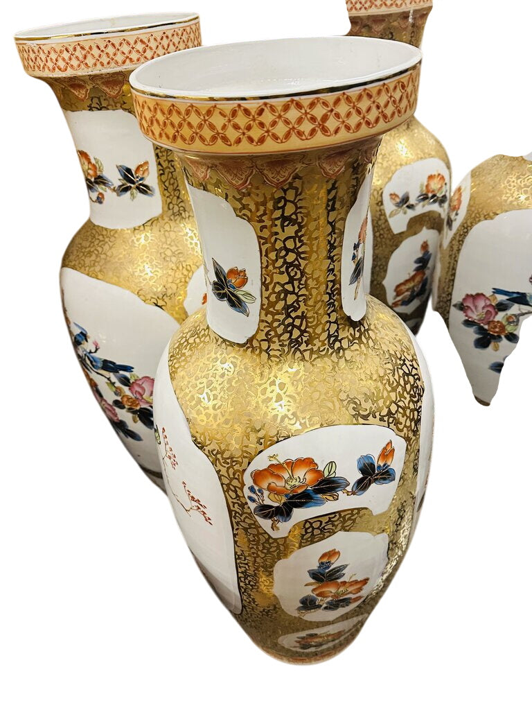 Asian Floor Vase 37" H by Miss Daisy's Consignment & Auction House