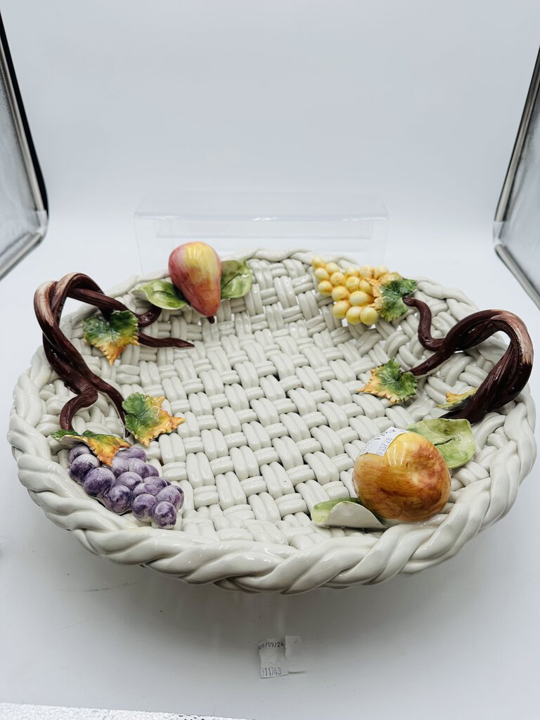 Italian Ceramic Fruit Bowl