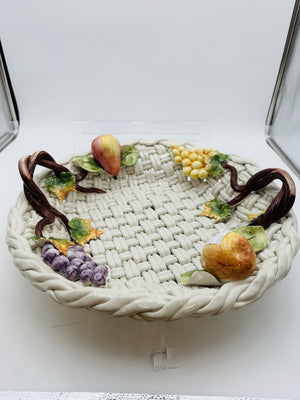 Italian Ceramic Fruit Bowl