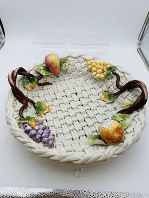 Italian Ceramic Fruit Bowl