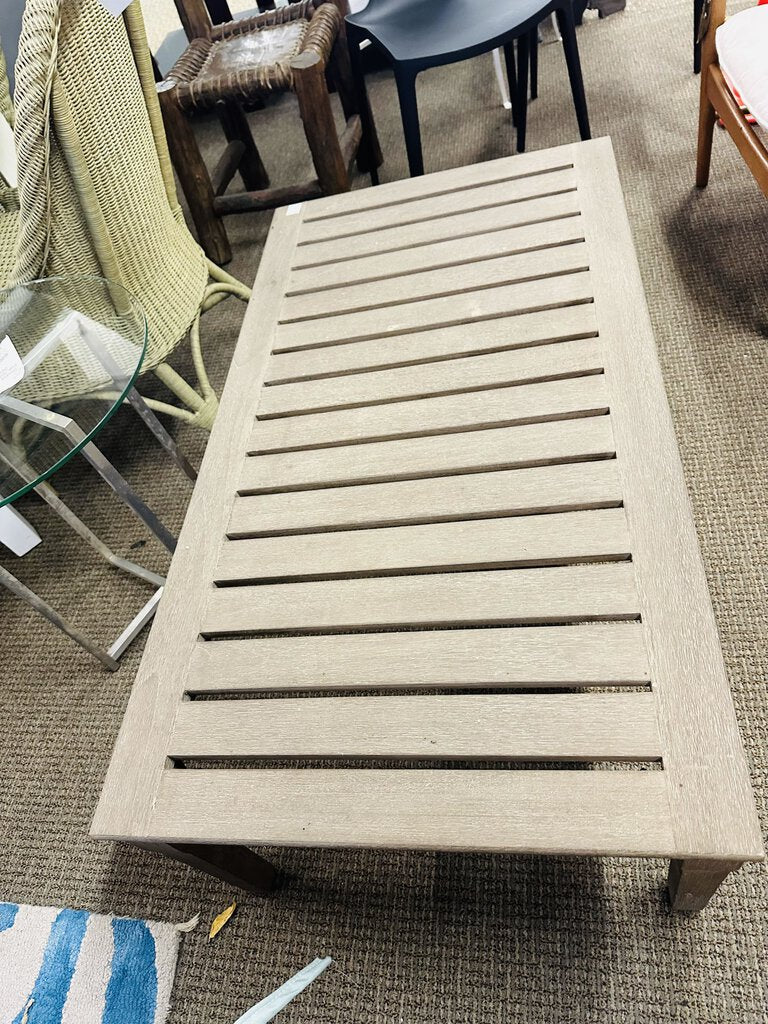 Wooden Patio Coffee Table 25x46x15.5