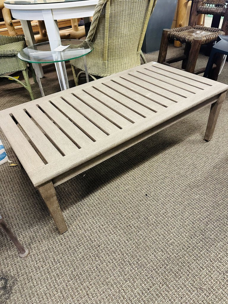 Wooden Patio Coffee Table 25x46x15.5