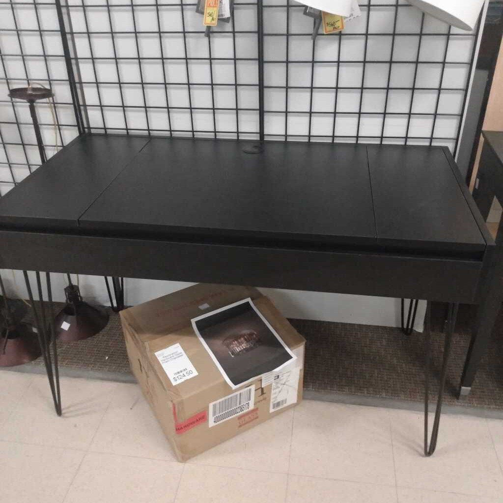 Niko Lift Top Desk-Black