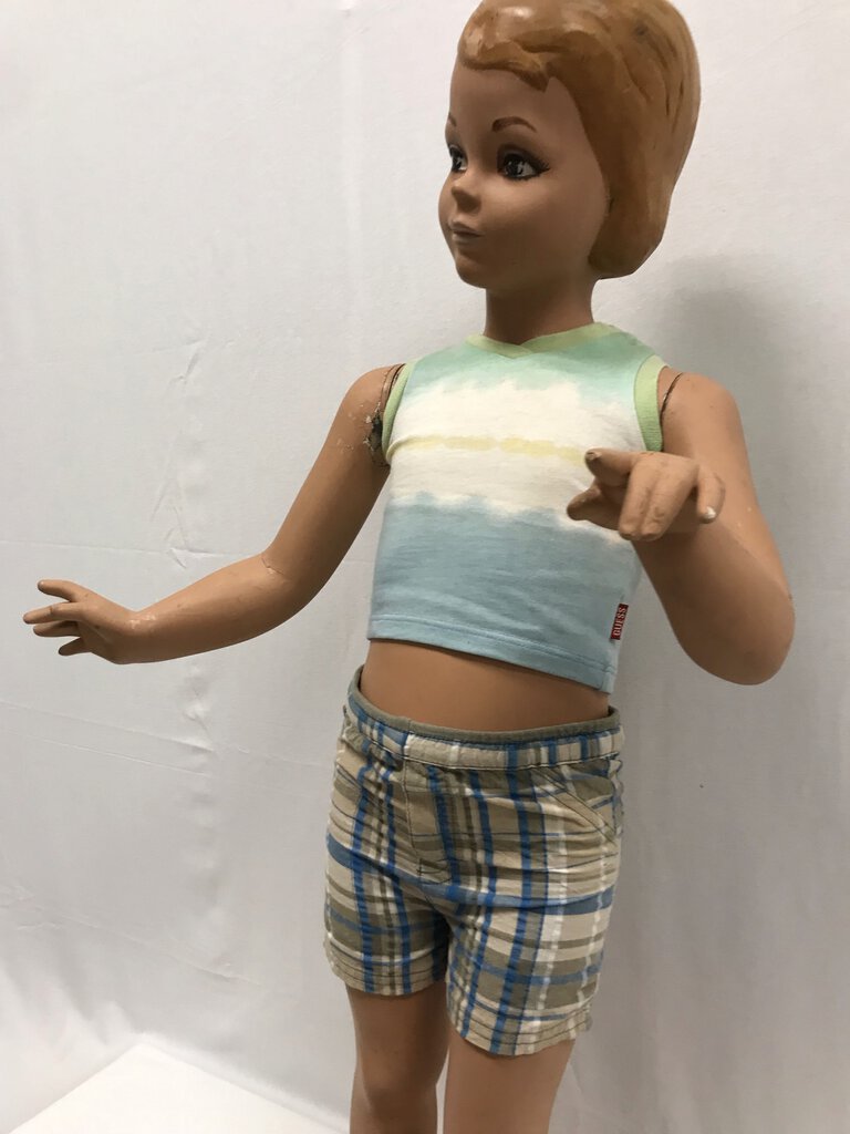 Vintage Clothed Mannequin Boy 37 Inch Tall