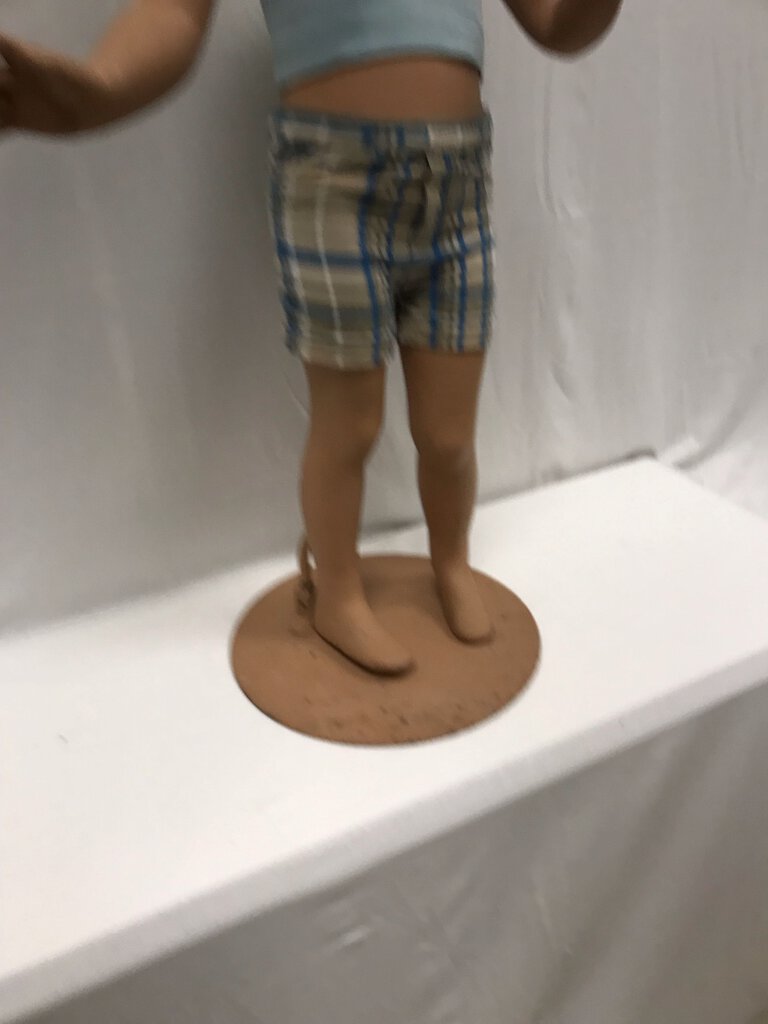 Vintage Clothed Mannequin Boy 37 Inch Tall