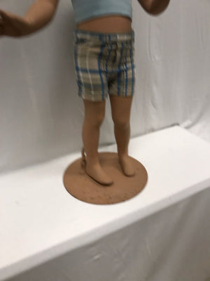 Vintage Clothed Mannequin Boy 37 Inch Tall