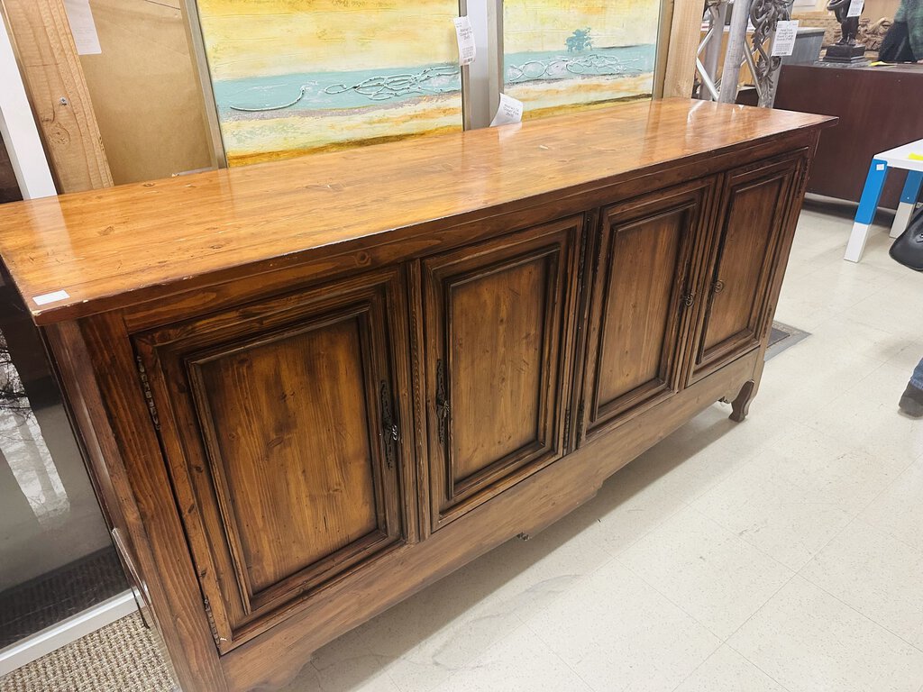 4 Door Sideboard / Buffet 72x19.5x37