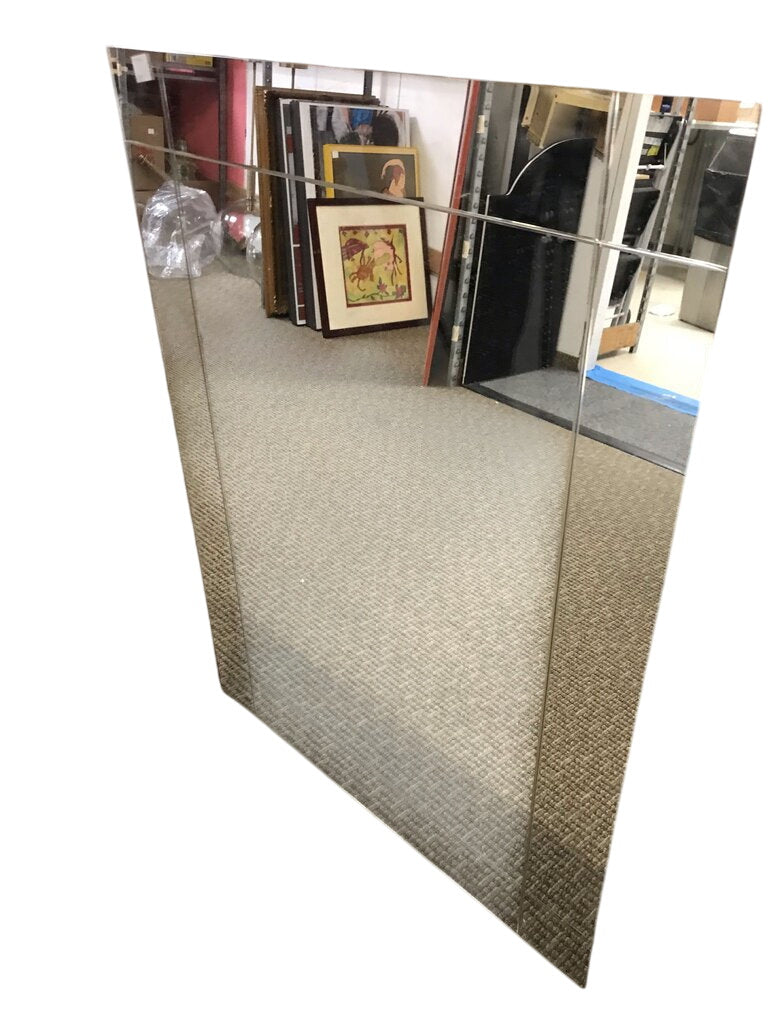 Corner Sectioned Wall Mirror 30x40 by Miss Daisy's Consignment & Auction House
